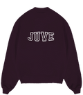 JUVE Signature Crewneck in Dark Cherry