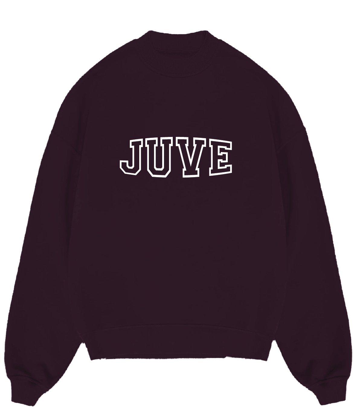 JUVE Signature Crewneck in Dark Cherry