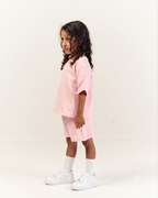 Mini Essentials Sweatshort in Baby Pink