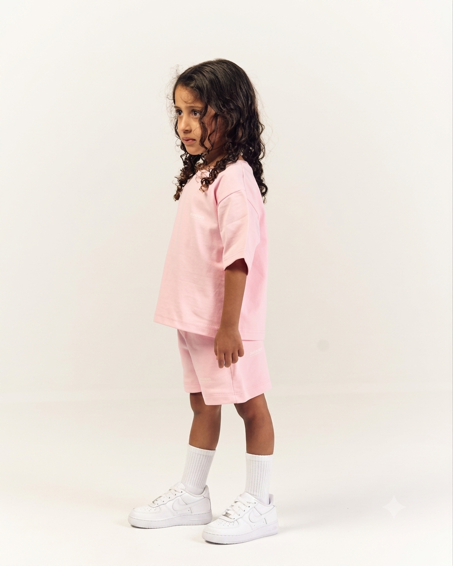 Mini Essentials Oversized T-shirt in Baby Pink
