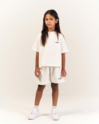 Mini Essentials Sweatshort in Off-White