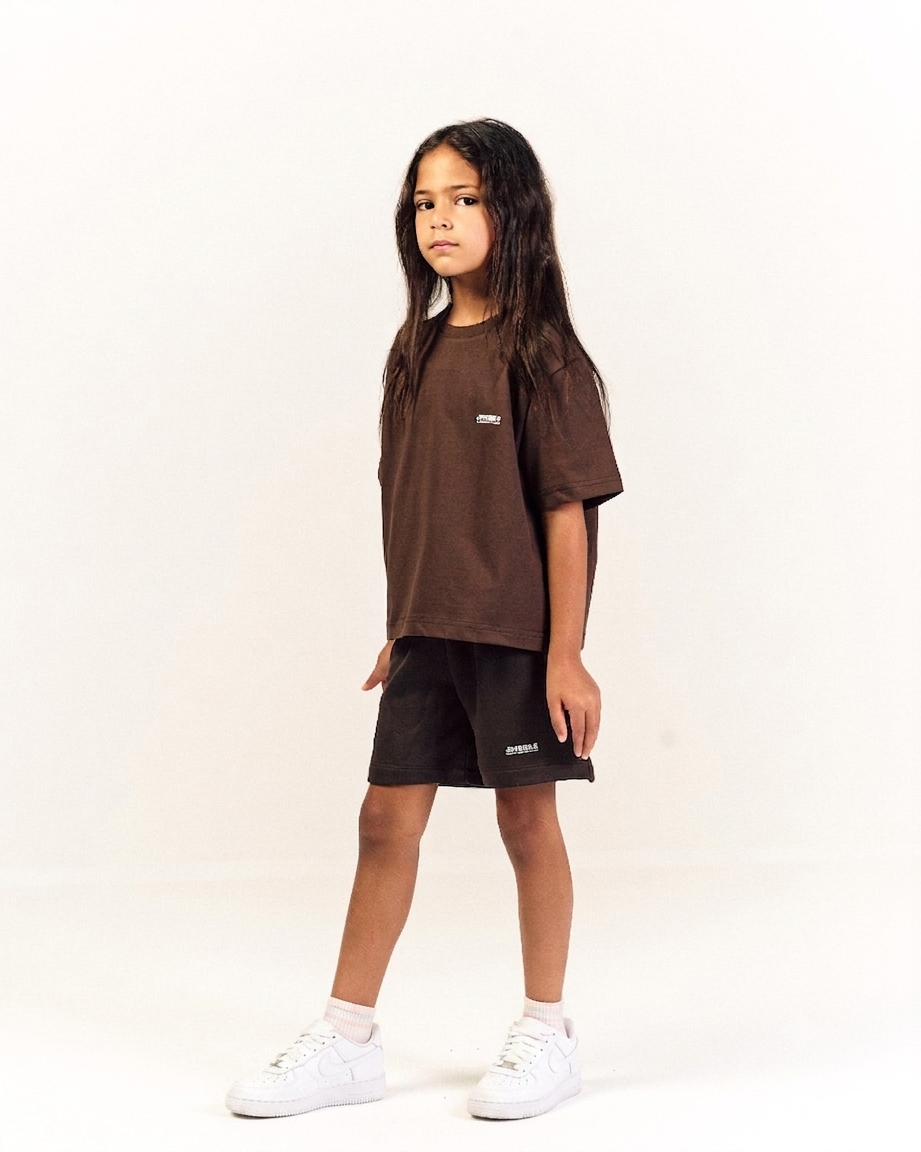 Mini Essentials Oversized T-shirt in Brown