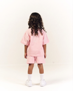Mini Essentials Sweatshort in Baby Pink