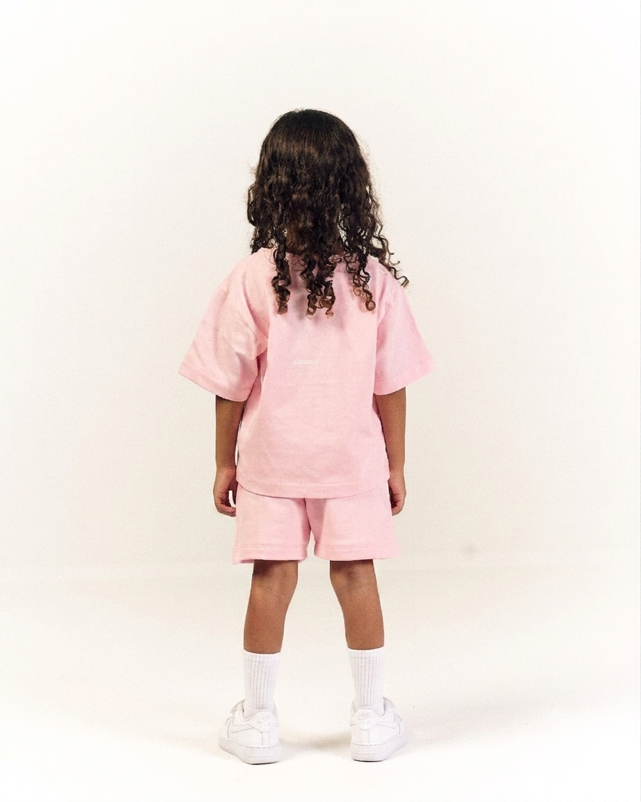 Mini Essentials Oversized T-shirt in Baby Pink