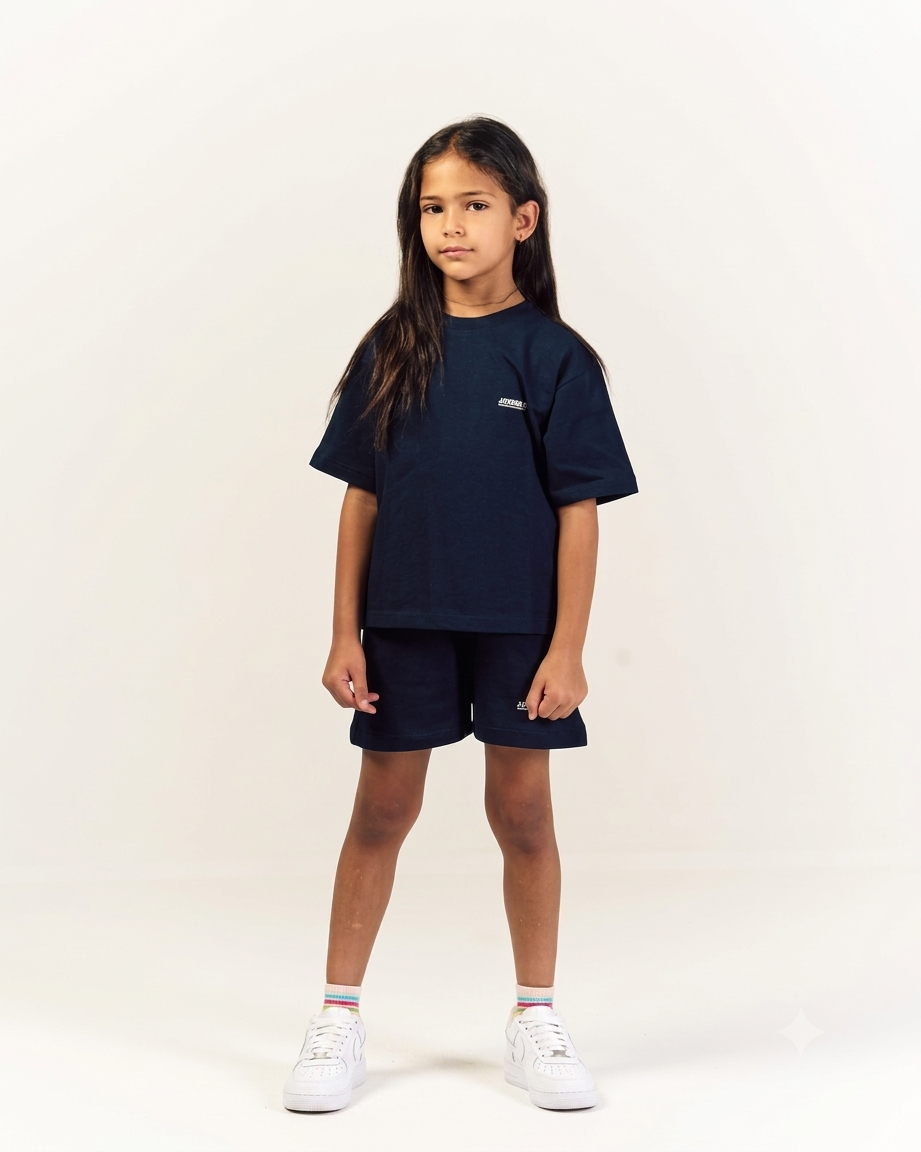 Mini Essentials Oversized T-shirt in Midnight Blue
