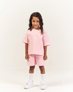 Mini Essentials Sweatshort in Baby Pink