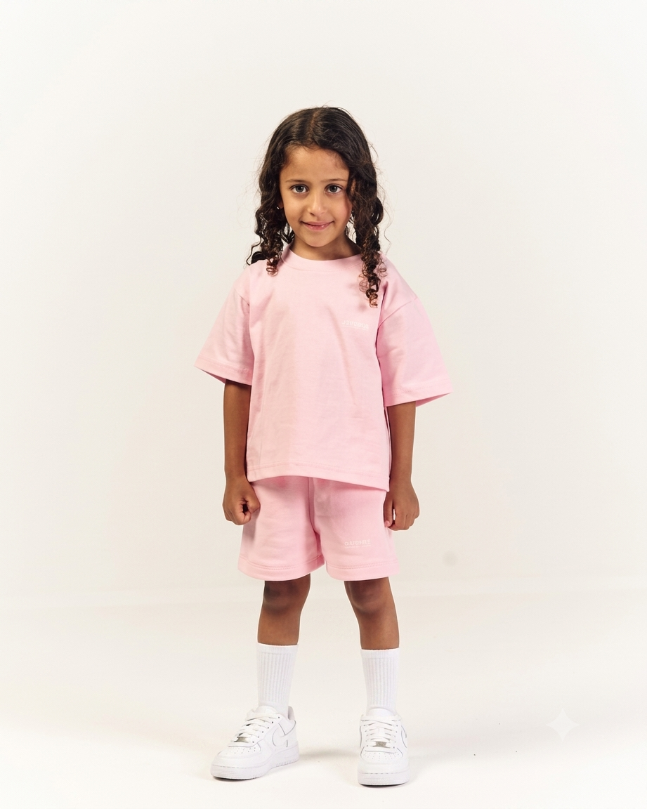Mini Essentials Oversized T-shirt in Baby Pink