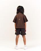 Mini Essentials Oversized T-shirt in Brown