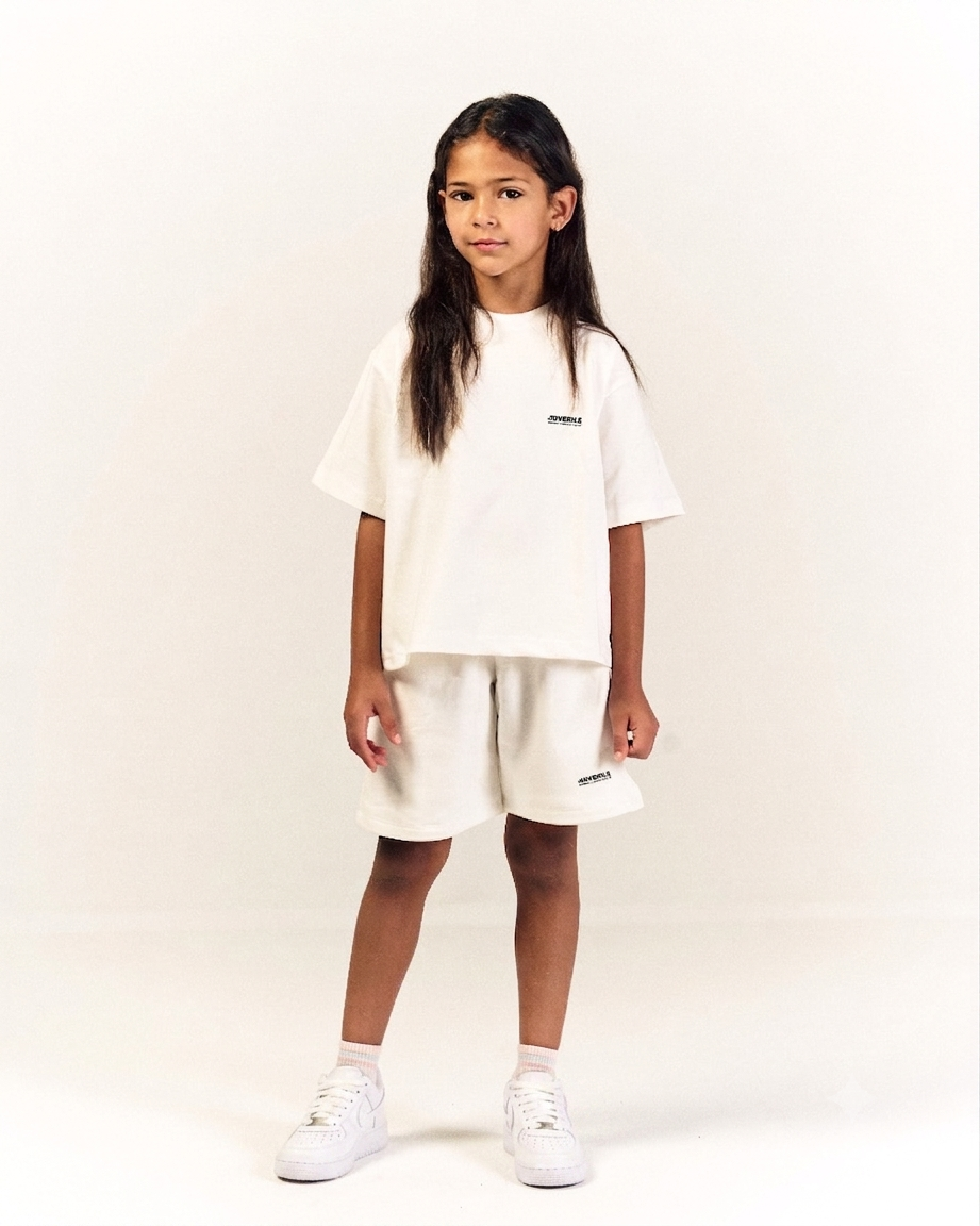 Mini Essentials Sweatshort in Off-White