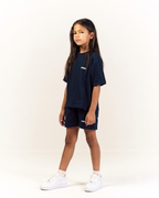 Mini Essentials Oversized T-shirt in Midnight Blue