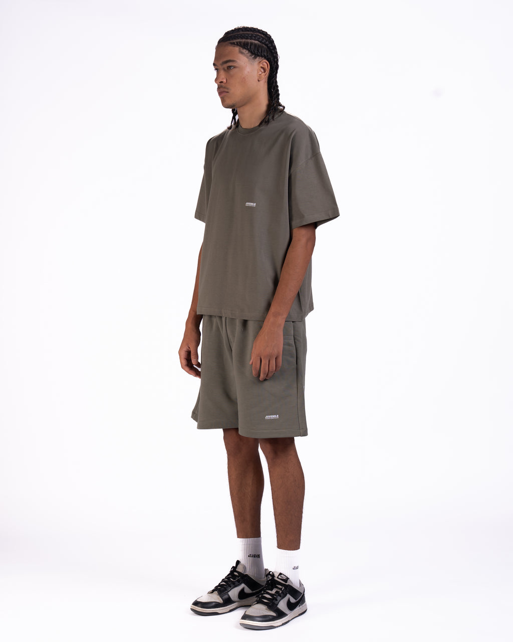 Micro Essentials Oversized T-shirt in Olive