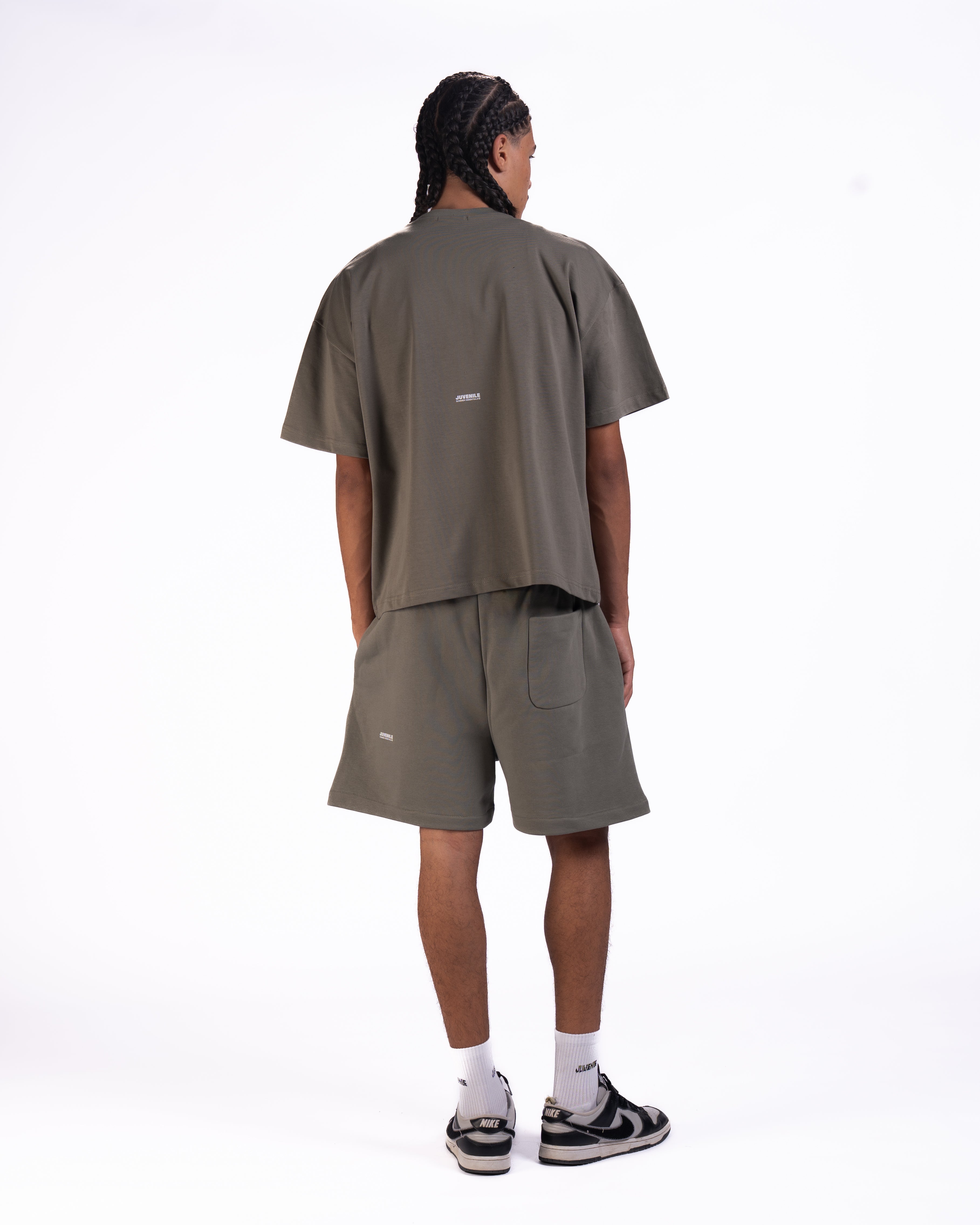 Micro Essentials Oversized T-shirt in Olive
