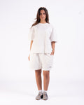 Micro Essentials Oversized T-shirt in Off-White