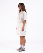 Micro Essentials Oversized T-shirt in Off-White