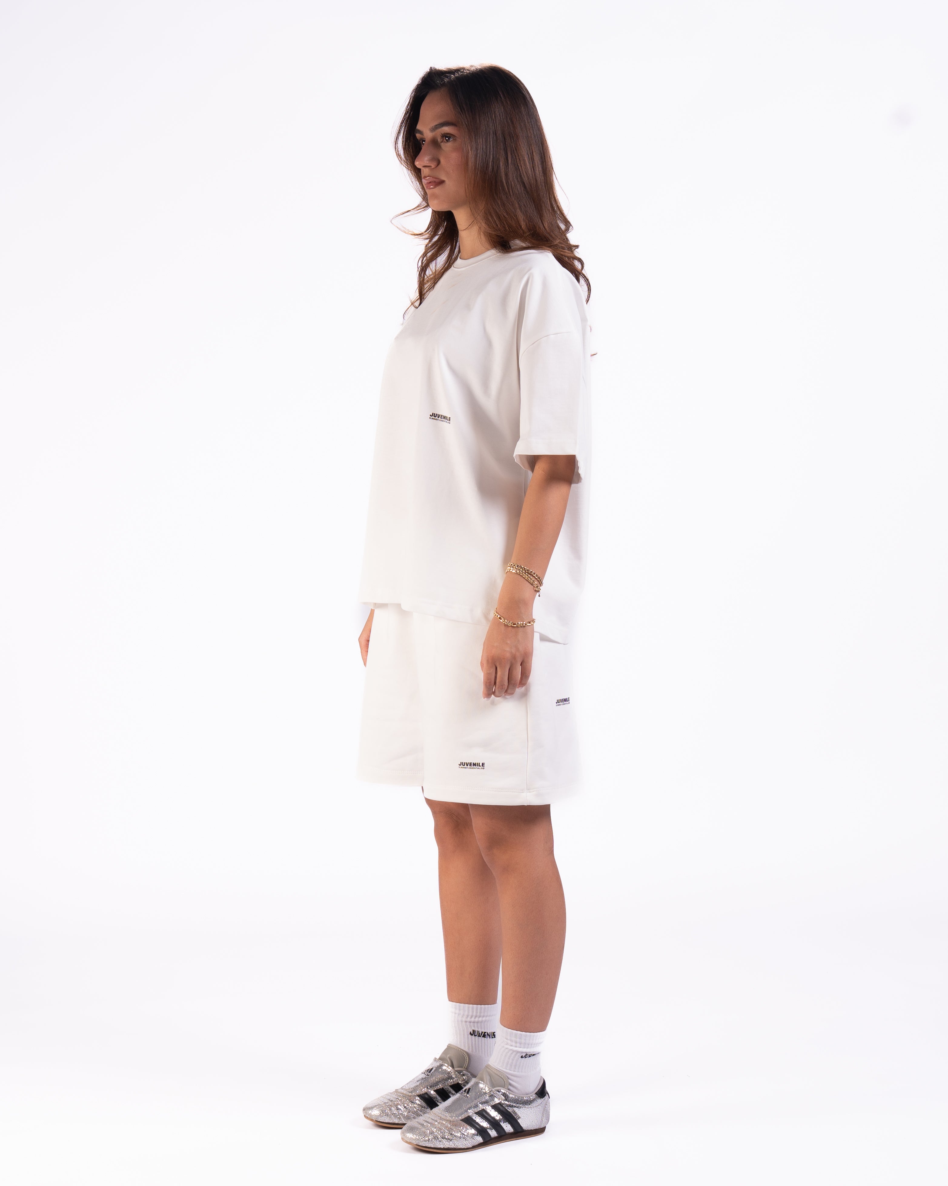 Micro Essentials Oversized T-shirt in Off-White