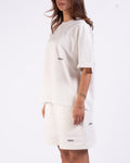 Micro Essentials Sweatshort in Off-White