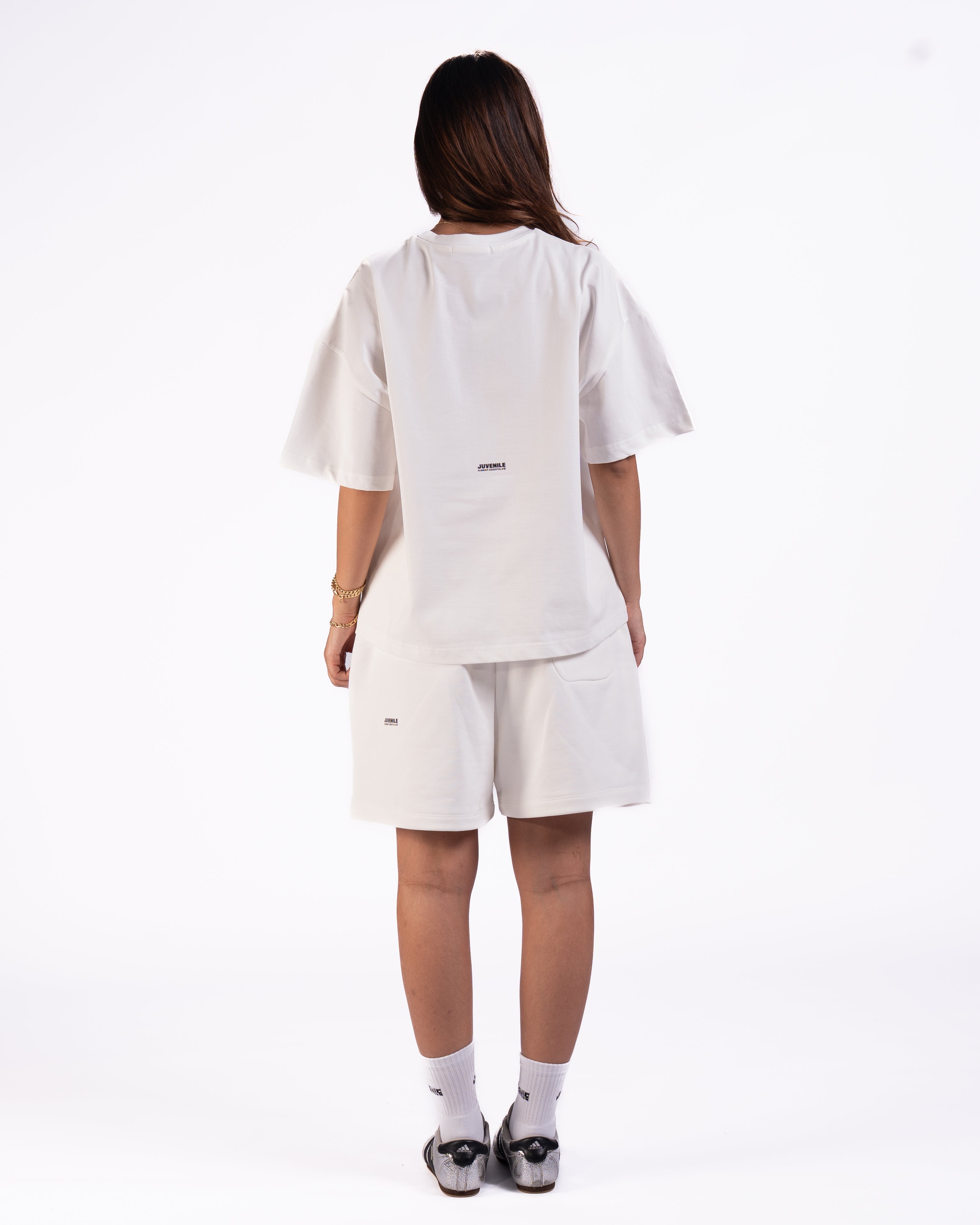 Micro Essentials Oversized T-shirt in Off-White