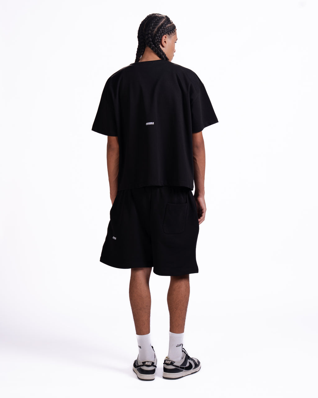 Micro Essentials Sweatshort in Black
