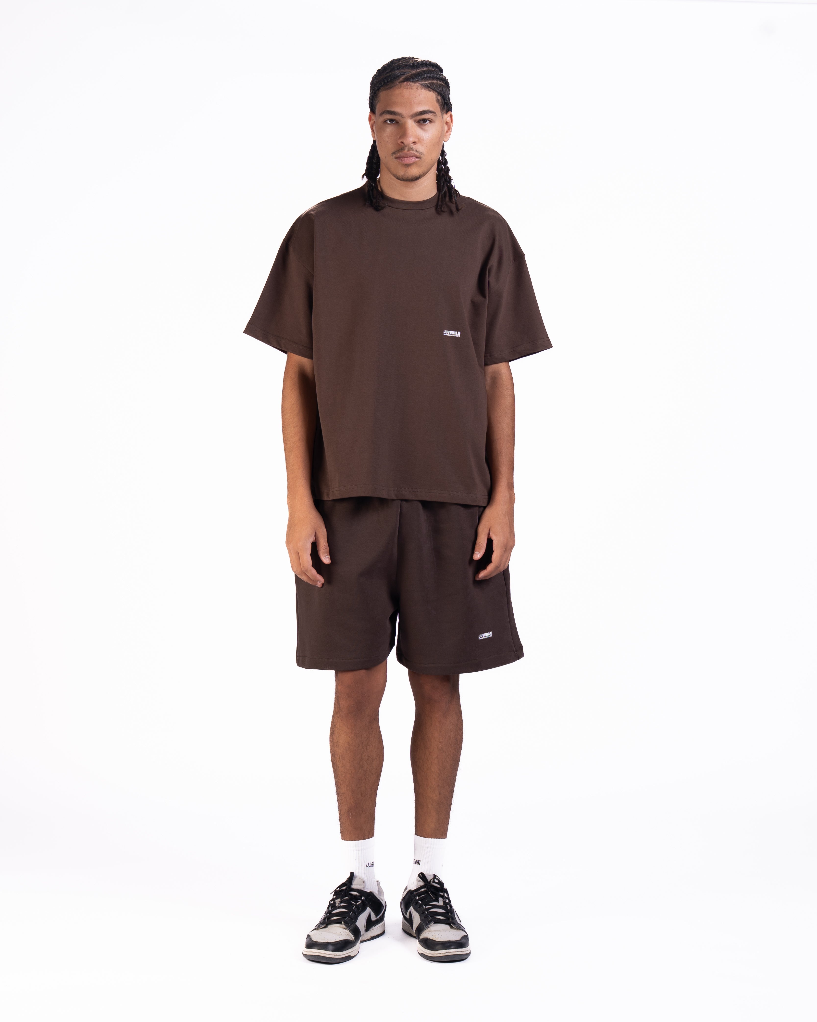Micro Essentials Oversized T-shirt in Brown