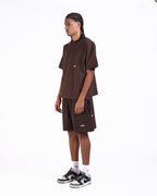 Micro Essentials Oversized T-shirt in Brown
