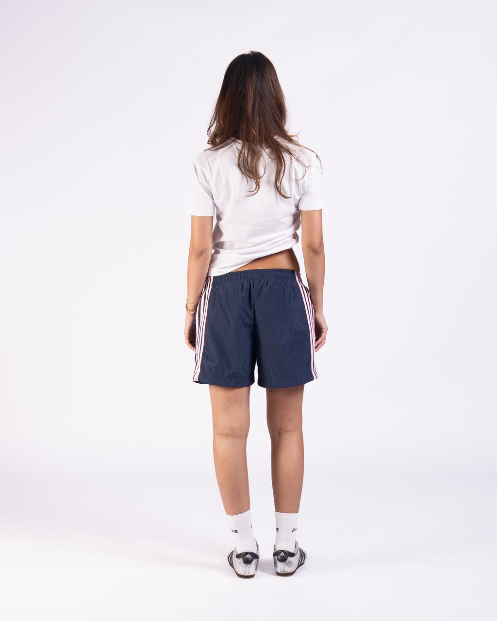 FC Shorts in Navy Blue/Pink