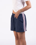 FC Shorts in Navy Blue/Pink