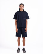 Micro Essentials Oversized T-shirt in Navy Blue