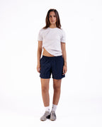 FC Shorts in Navy Blue/White