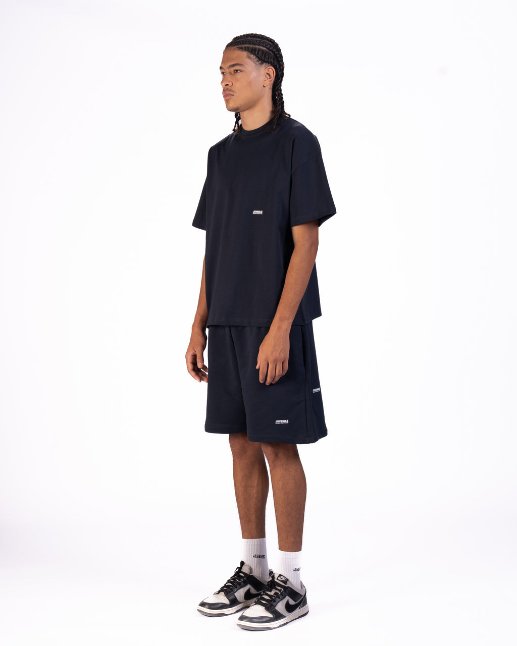 Micro Essentials Sweatshort in Black