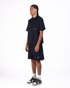 Micro Essentials Oversized T-shirt in Navy Blue