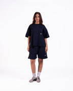 Micro Essentials Oversized T-shirt in Navy Blue