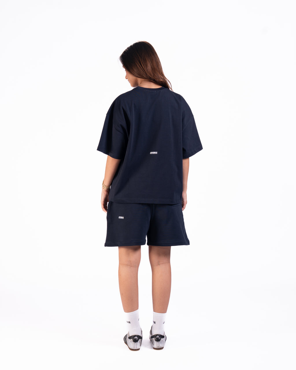 Micro Essentials Oversized T-shirt in Navy Blue