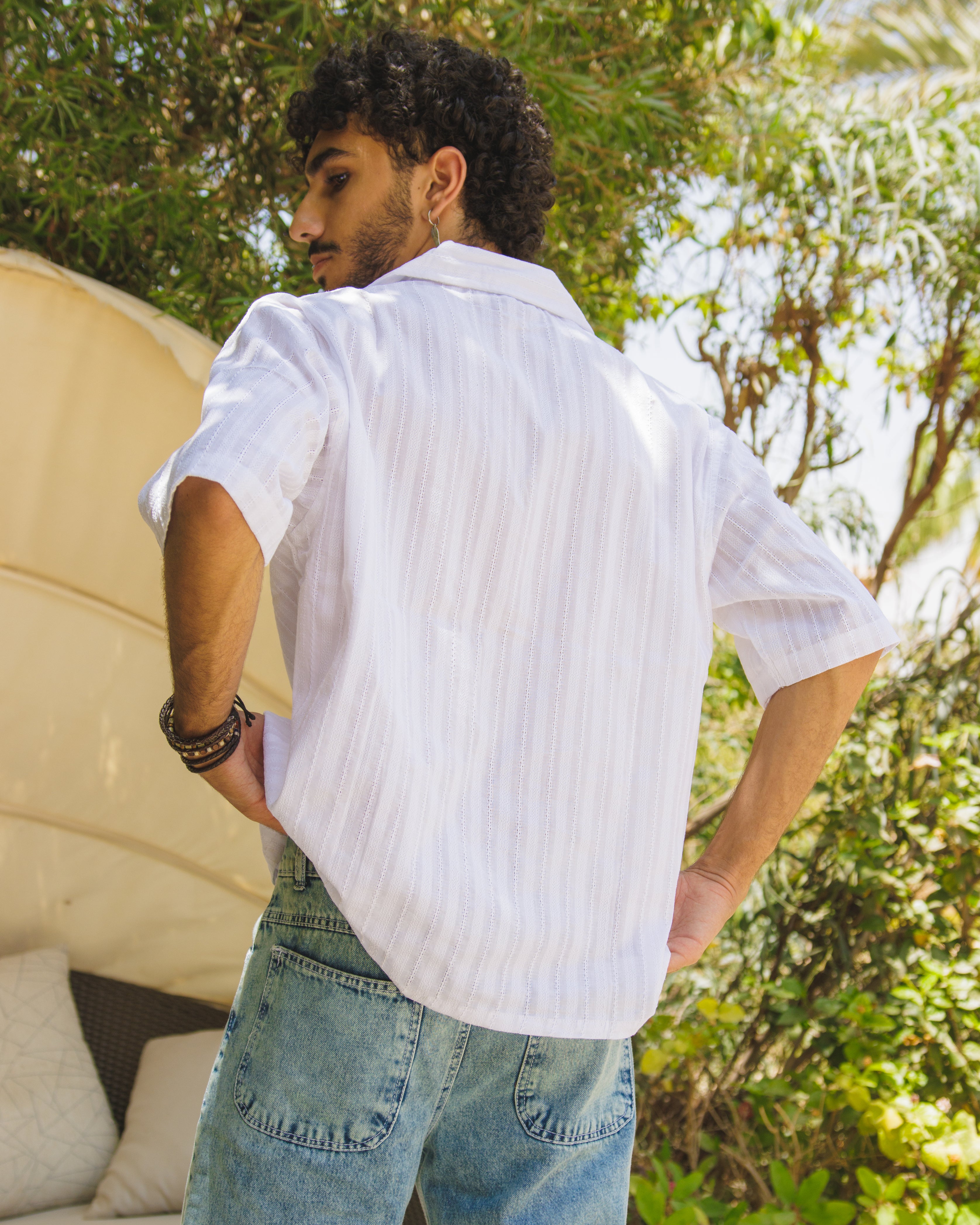 White Broderie Shirt