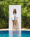 White Broderie Shirt