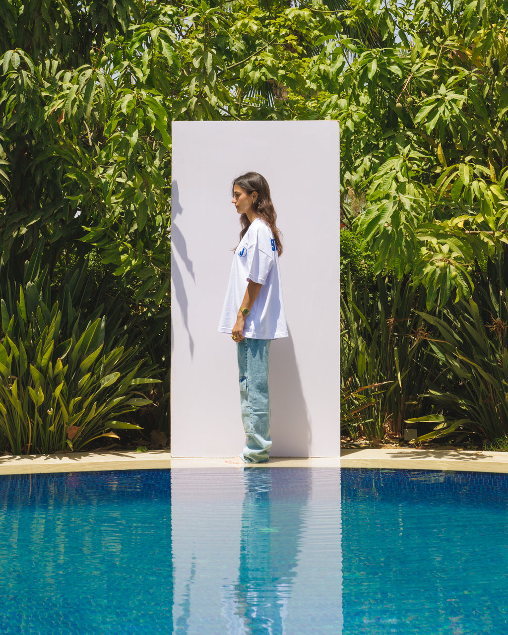 Bleu Oversized tshirt