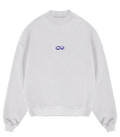 "Balance 0:00" Crewneck in Light Gray Melange