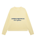 PALE YELLOW KNIT SWEATER
