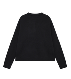 JET BLACK KNIT SWEATER