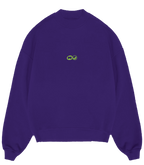"Balance 0:00" Crewneck in Purple