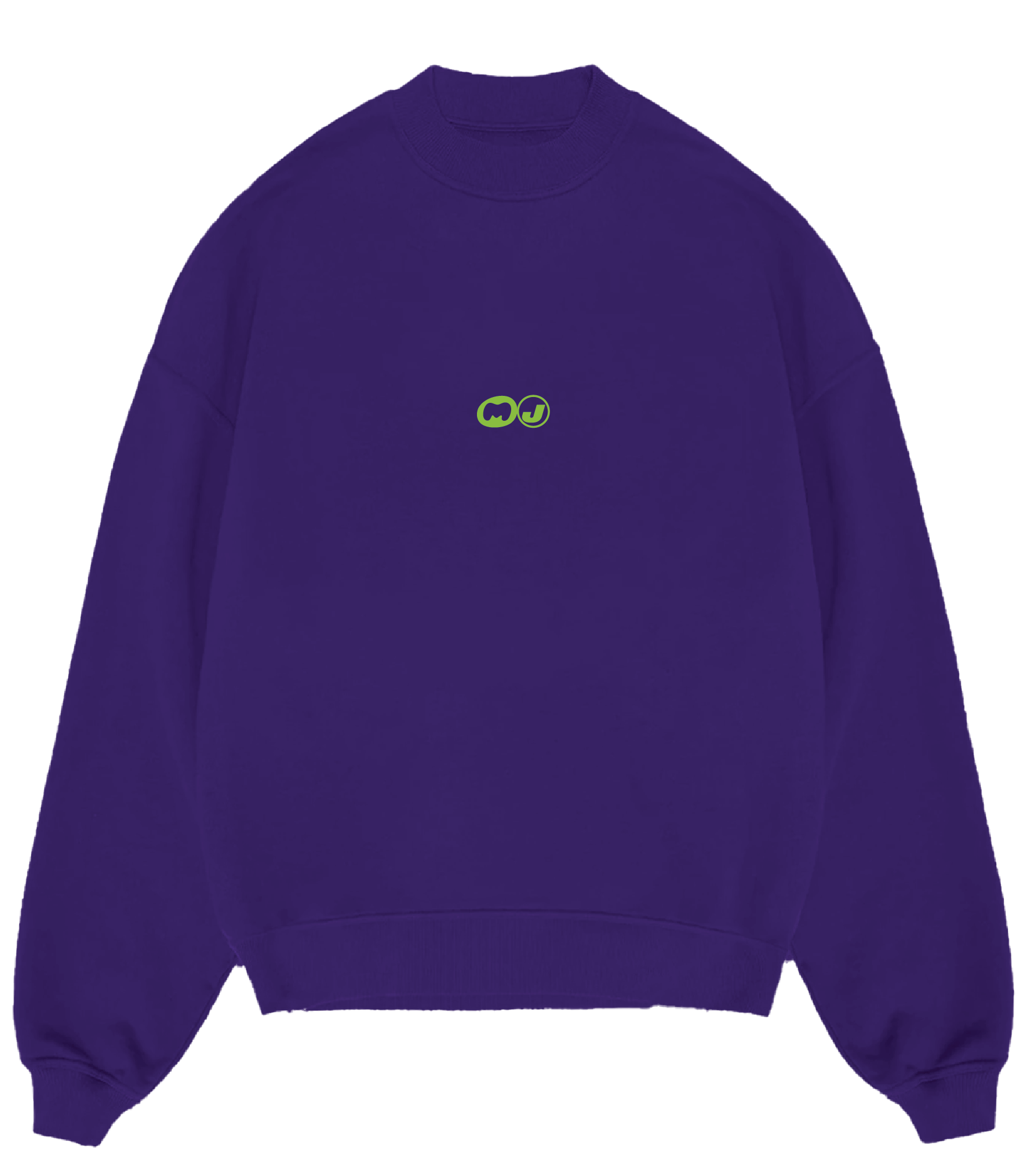 "Balance 0:00" Crewneck in Purple