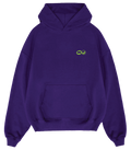 "Working Overtime" Hoodie in Purple