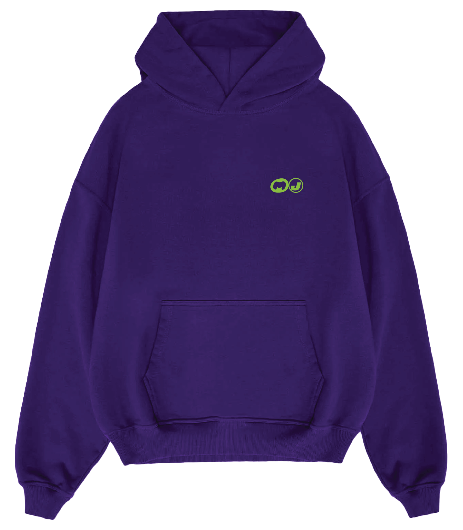 "Working Overtime" Hoodie in Purple