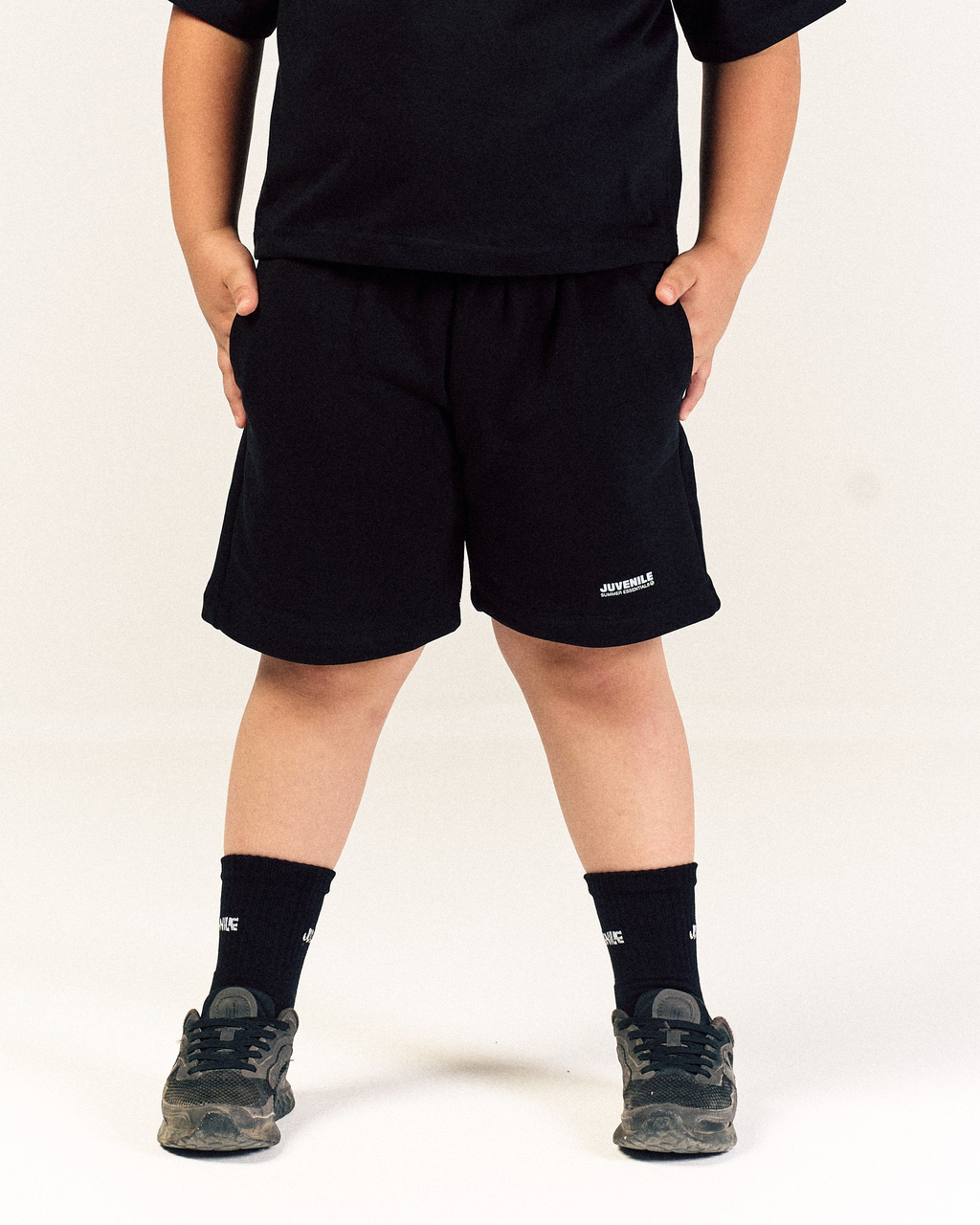 Mini Essentials Sweatshort in Black