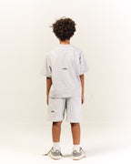 Mini Essentials Sweatshort in Light Gray Melange