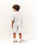 Mini Essentials Oversized T-shirt in Light Gray Melange