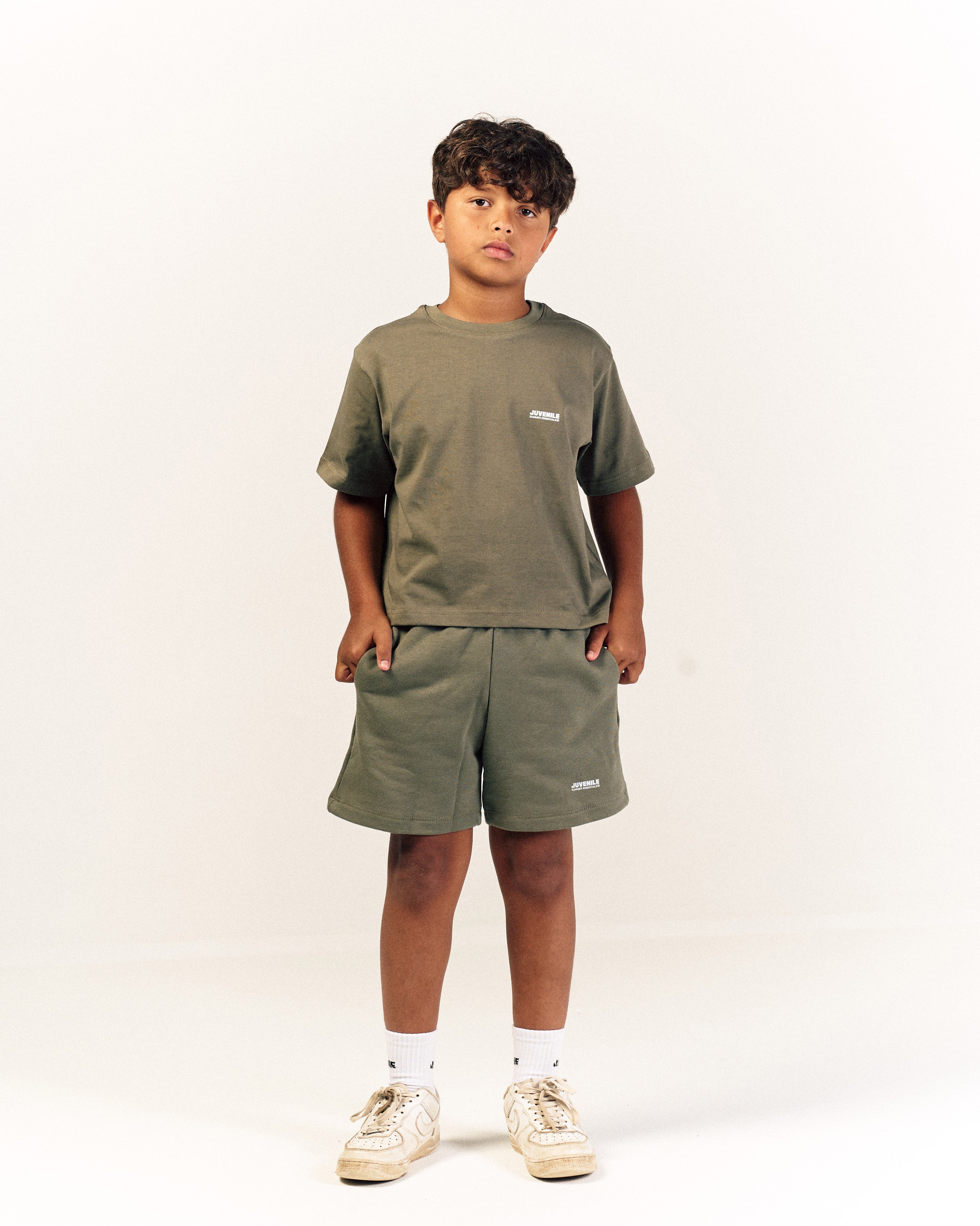 Mini Essentials Oversized T-shirt in Olive
