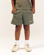 Mini Essentials Sweatshort in Olive