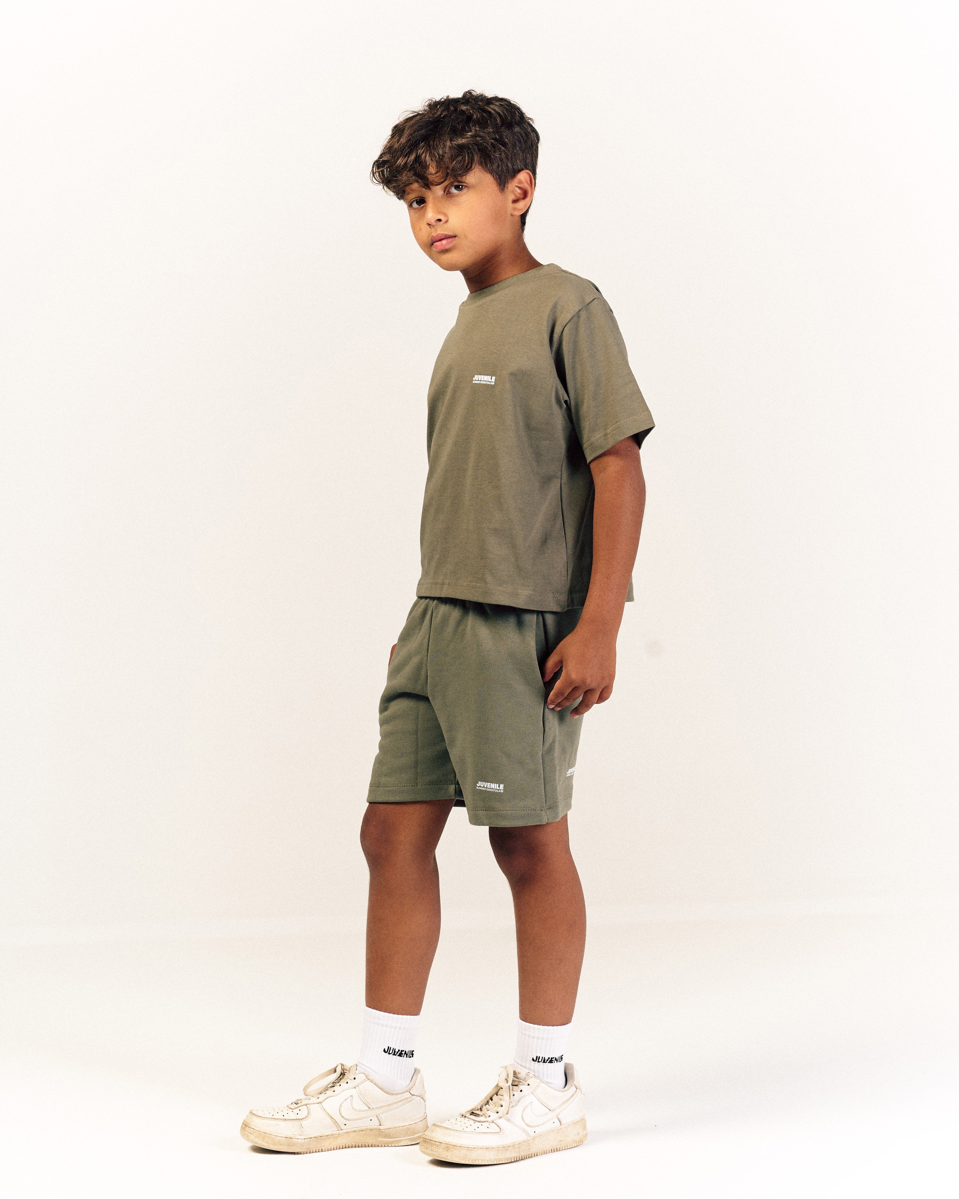 Mini Essentials Oversized T-shirt in Olive