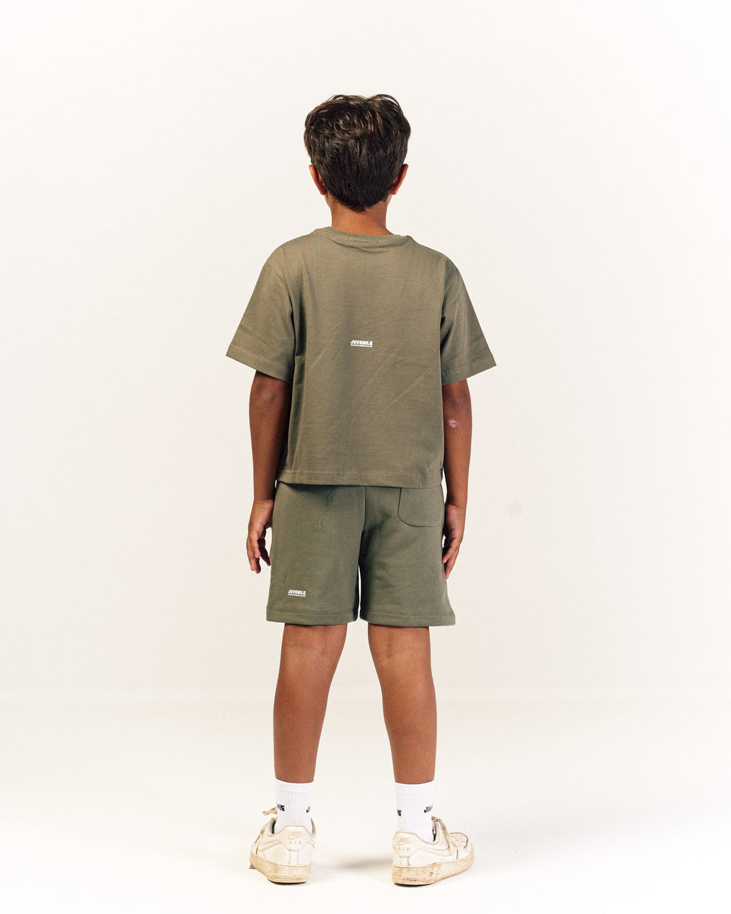 Mini Essentials Sweatshort in Olive