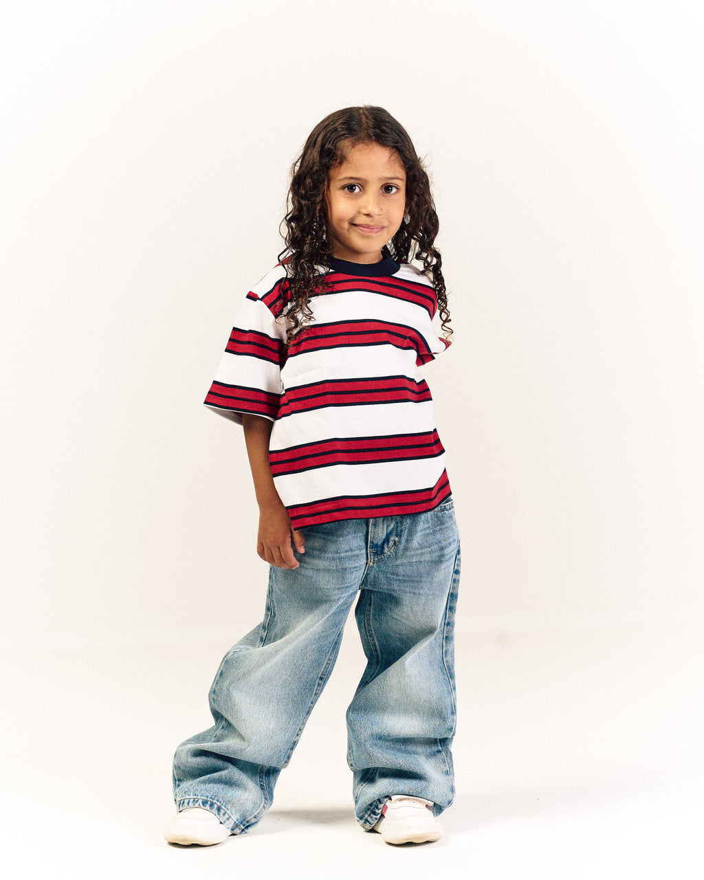 Strawberry Milk Mini Striped T-Shirt